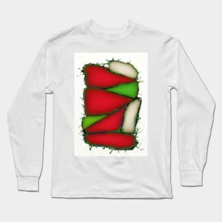 Crushed red Long Sleeve T-Shirt